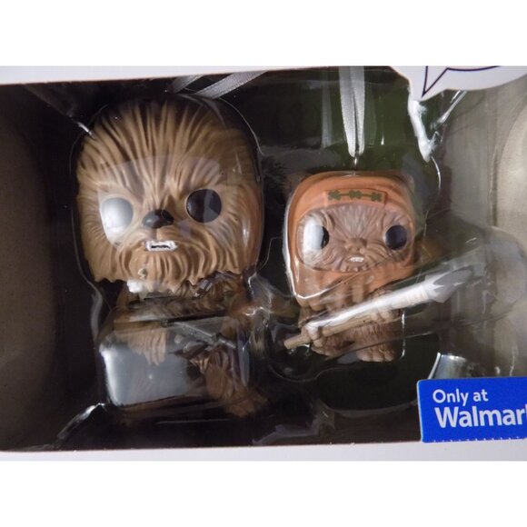 Hallmark Star Wars Chewbacca and Wicket Funko POP! Ornaments - Picture 4 of 4